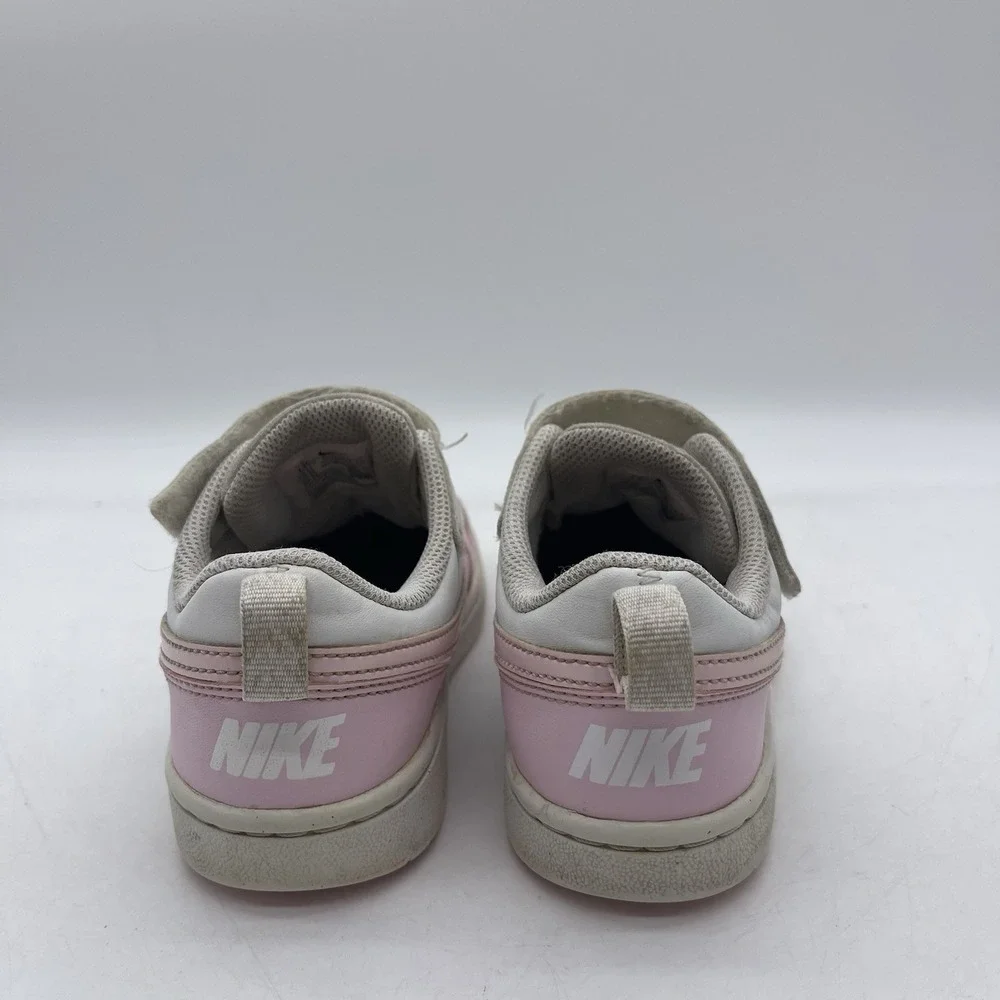 Nike Court Borough Low Recraft  DV5457-105 Youth Size 13C Shoes White/Pink Foam